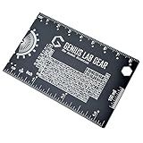 The Pocket Scientist - Small Metal Science Ruler Scale, Cool Tech Gadget Mini Multitool, Unique Techie/Geek/Nerdy STEM College Student Graduation Gift, 3 Inch Metric Imperial Tool Kit- Genius Lab Gear