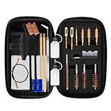 BOOSTEADY Universal Handgun Cleaning kit .22,.357,.38,9mm,.45 Caliber Pistol Cleaning Kit Bronze Brush and Brass Jag Adapter