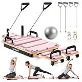 Winonela Pilates Reformer Machine, Wooden Pilates Board for Home