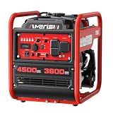 AMERISUN 4500W Open Frame Inverter Generator, 3800 Running Watts Portable Gas Generator with CO Alert, 30A RV Outlet, Parallel Ready, Eco Mode, 223cc Engine for Home Backup, Camping & Emergency