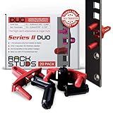 DUO20 1RU Series II Rack Mount Solution - Effortless Alternative to Traditional Rack Screws and Cage Nuts & Server Rack Screws Ideal for Server Hardware Setup - 20-Pack, Universal Version