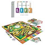 The Game Of Life With 1960 Artwork & Gameplay, Winning Moves Games USA, Classic Game: Original 1960's Version, Spinner, Mountains, Insurance, Career Options, Marriage, etc. 3-4 Players Age 10+
