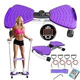 Waist Twister Machine Exercise, Ultra-Quiet Adjustable Ab Twist Board for Exercise with Smart LED Display, 350LBS Capacity, Waist Twisting Fitness Tool, Home Gym Equipment Workout for Women Men