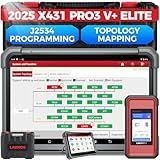 LAUNCH X431 PRO3 V+ Elite, 2025 SmartlinkC 2.0 Bidirectional Scan Tool with J2534, HD Trucks Scan, 10.1 inch, Topology Map, 60+Service, Online Coding Scanner, CANFD/DoIP/D-PDU, FCA, 2 Yrs Update