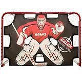 EALER HTST50 72'' x 48'' Hockey Goalie Shooting Target - Hockey Goal Practice Targets with 11 Target Holes - Premium Tear-Proof Heavy-Duty Fabric