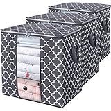 Storage Bags 3 Pack 100L Clothes Organization and Storage Containers