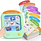 JoyCat Kids Learning Tablet, Learn to Read with 156 Pages, 600+ Words, 40+ Themes, 100+ Interactive Games, Phonics Talking Flash Cards, Screen-Free Toddler Learning Toys Gifts for 2-6 Year Old