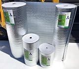 SmartSHIELD -5mm 36" x50ft R17 Reflective Insulation Roll, Foam Core Radiant Barrier, Thermal Foil Insulation - FOIL / FOIL