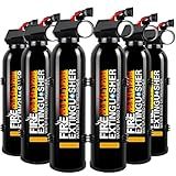Fire Extinguisher for Home - Car Fire Extinguisher with Mount, Small A B C K Fire Extinguisher, Water-Based Fire Extinguishers for Car/House/Kitchen/Truck/Marine/Boat/Vehicle/utv/rv (6)