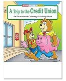 ZOCO – A Trip to the Credit Union – Educational Coloring Books (25 Bulk Pack, Without Crayons) – Bank Supplies – Games, Puzzles, Activities Gifts for Kids