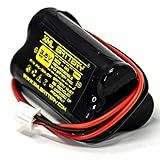 XML Battery (1 Pack) Unitech AA900MAH 3.6V Exitronix 10010037 Lowes 253799 BBAT0063A TOPA 6200RP 6200-RP 3.6v 900mAh Ni-CD Battery Pack Replacement for Exit Sign Emergency Light