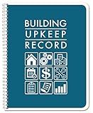 BookFactory Building Maintenance Log Book Upkeep Record Book - 100 Pages, 8.5'' x 11'', Wire-O (Made in USA)