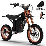Tuttio Electric Dirt Bike Teens Adults 2000W-37MPH Electric Bike 48V 21AH Removable Battery with Hydraulic Brakes (21AH Dirt Bike)