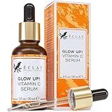 Eclat Skincare Vitamin C Face Serum - Skin Care for Dark Spots, Vitamin C Serum with Hyaluronic Acid, Ferulic Acid, & Vit E - Anti Aging and Skin Brightening, Pure Vit C Facial Care - 30 ml