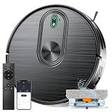 XIEBro Robot Vacuum and Mop, 6500Pa Suction, 2 in 1 Robotic Vacuum with Gyro Inertial Navigation, 200 Min Runtime, App/Remote/Voice Control, Ideal for Pet Hair, Hard Floor, Carpet