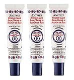 Rosebud Perfume Co. Original Rosebud Salve Tube Three Pack - Moisturizes and Protects Lips - Soothes Irritation and Dry Skin - 3 x 0.5 oz Tubes