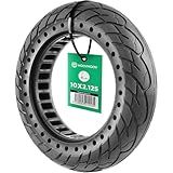MOOVMOOV Solid Tire 10x2.125 Compatible with Pure Air Electric Scooter, Turboant M10, and Other Models - Puncture Resistant Tire 10 x 2.125 Inches