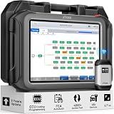 XTOOL D9S PRO Scan Tool with ECU Programming/Coding: 2026 AI-Assisted Wireless Automotive Diagnostic Scanner with Bidirectional, Topology Map, 45+ Services, FCA/DoIP/CAN FD, Full System, 3-Year Update
