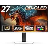INNOCN 27" QD-OLED 2K QHD 2560 x 1440P 280Hz 240Hz PC Computer Gaming Console Monitor, 0.03ms, HDR400, HDMI, DisplayPort, Built-in Speaker, Height Pivot Adjustable Stand - 2780s