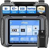 XTOOL D8W OBD2 Scanner Diagnostic Tool Wireless Bidirectional Scan Tool with Topology, ECU Coding, 42 Reset, Active Tests, Crankshaft Relearn, All System PMI, CANFD/DoIP FCA, 3-Yr Update