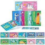 Fake Credit Cards for Kids, Unicorn Play Credit Cards Pretend Debit Credit Cards for Girls 10pcs