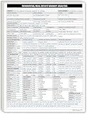 Real Estate Agent Supplies – Real Estate Market Analysis Notepad for Listing Realtor Folders. A Checklist Form to Help Determine Residential Market Value. 50 Sheet Pad 8.5X11. Made in the USA. .