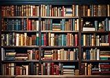 LYWYGG 7X5FT Vintage Bookshelf Backdrop Retro Library Photography Backdrops Classical Study Room Medieval Castle Theme Party Decorations CP-658