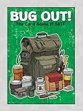Crixus Games LLC Bug Out! The Card Game If SHTF, Strategic Party Game with Action Cards, Survival Theme