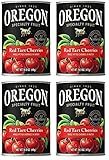 Oregon Red Tart Cherries, 14.5 Fluid Ounces, Pack of 4, Canned
