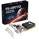 Glorto GeForce GT 730 4G GDDR5 Low Profile Graphics Card, PCI Express 2.0 x8, HDMI/DVI/VGA, Entry Level GPU for PC, SFF and HTPC, Compatible with Windows 11
