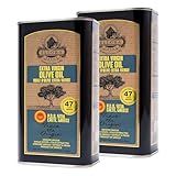 Ellora Farms, Certified PDO Extra Virgin Olive Oil, Single Estate, Single Origin, Single Variety, Cold Press & Traceable Olive Oil, Crete, Greece, Kosher SITIA 33.8 Fl Oz (Pack of 2)