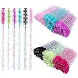 300 Disposable Mascara Wands Eyelash Brush Spoolies for Eye Lash Extension, Eyebrow and Makeup Crystal Tbestmax