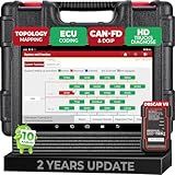 LAUNCH X431 PRO3 V+ V5.0 Scanner, 2025 Bluetooth Bidirectional Scan Tool, New DBSCar VII VCI, Topology Mapping, Work on HD Trucks, 55+ Services&Online Coding, FCA, 10.1 Inch Bigger, 2-Year Free Update