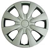 CCI IWC450-15S 15 Inch Clip On Silver Finish Hubcaps - Pack of 4