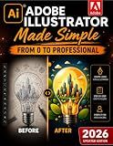 Adobe Illustrator Made Simple: From 0 to Professional | A Step-by-Step Guide to Creating Logos, Icons, Illustrations, and Web Graphics for Social Media, Branding, and Freelancing