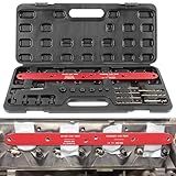 71400 Manifold Drill Template fit for GM LSIII 4.8L, 5.3L, 6.0L Motors for Chevy Engines (1999-newer) Removal Tool Kit Remove Broken Exhaust Precision Manifold Bolts Stud Without Damage Cylinder Head