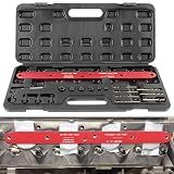 71400 Manifold Drill Template fit for GM LSIII 4.8L, 5.3L, 6.0L Motors for Chevy Engines (1999-newer) Removal Tool Kit Remove Broken Exhaust Precision Manifold Bolts Stud Without Damage Cylinder Head