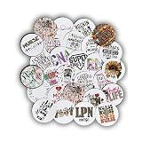Nurse Freshie Cardstock Circles Cutouts Rounds 2” inches | 24 pk mixed | Oven Bake w/Aroma Beads Scented Oil Resistant Paper RN LPN CNA Scrub Life Freshie