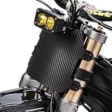 Wildforge Electric Bike Front Number Plate - Imitation Carbon Fiber Electric Dirt Bike Accessories for for Sur-ron Light Bee S/X / X160 / X260