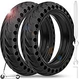 BANGTING 2PCS 8.5x2 inches Solid Tires for Electric Scooter, 8 1/2 x2 Tire for Gotrax GXL V2 / XR/APEX, 50/75-6.1 Tire Replacement for Xiaomi Pro 2 / M365 / 1S and All 8.5'' Scooter Tires