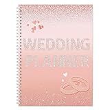 iKeep Wedding Planner Book Organizer: 12-Month Checklist with Budget Tracker and Seating Chart - For Bride's Engagement Preparation