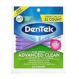 DenTek Slim Brush Advanced Clean Interdental Cleaners, Extra Tight, 32 Count