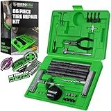 Rhino USA Tire Repair Kit (86-Piece) - Heavy Duty Tire Plug Kit