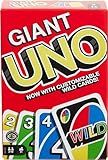 Mattel Games Giant UNO Card Game for Kid, Adult & Families, Color Blind Accessible & Customizable Large Deck