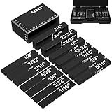 15Pcs Setup Blocks for Woodworking, Precision Setup Blocks, 4inch Aluminum Alloy Height Gauge for Router and Table Saw, Saw Accessories and Angle Set Up Laser Engraved Size Markings(Black)