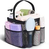 EUDELE Mesh Shower Caddy Portable for College Dorm Room Essentials, Shower Caddy Dorm with 9-Pocket Large Capacity for Beach, Swimming, Gym, Camping, Travel essentials