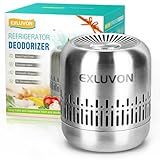 Exluvon Refrigerator Deodorizer,Lasts for 10 Years Fridge Deodorizer Kitchen Gadgets Charcoal Air Purifier Odor Eliminator for Fridge & Freezer, Room,RV and New Home,More Effective Than Baking Soda