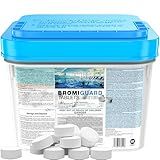 【1 Inch 5.5 Lbs】 Bromine Tablets for Spa Hot Tub Chemical Tabs Brominating Tablets Spa Hot Tub Chemical Sanitizer