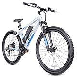 Totem Electric Bike for Adults, 750W Peak 26" Ebike for Men Women Teens with 375WH, 21 Speed, 20Mph, Up to 40Miles Front Suspension, Commuting E-Bike Mountain Bicycle