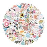 200 Cute Aesthetic Sticker Pack Waterproof Vinyl for Water Bottle Classroom